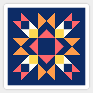 SCANDINAVIAN STARS quilt pattern 05 Sticker